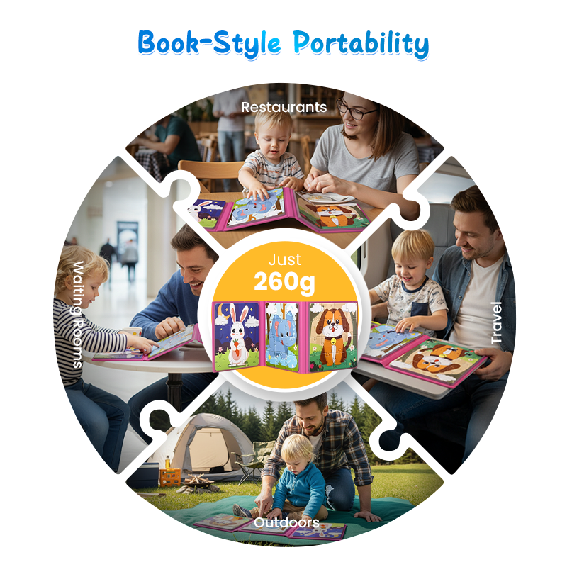 Children's Magnetic Building Book