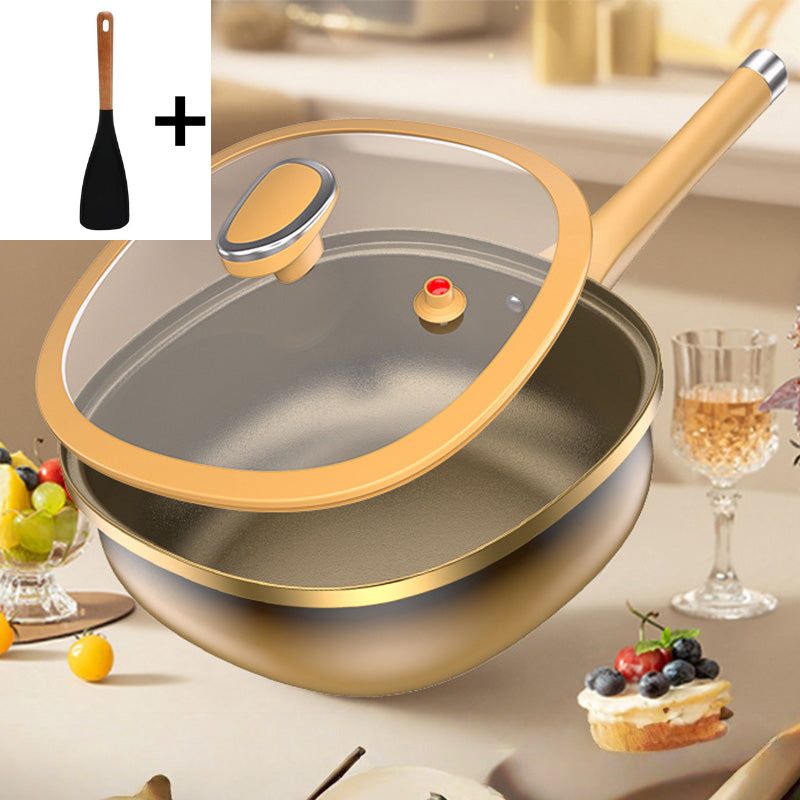 12in Titanium Alloy Non-Stick Pot with Lid