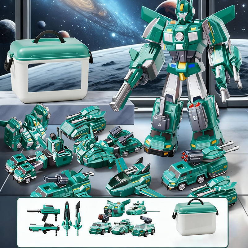 9 in 1 Magnetic Transforming Car & Robot Toy