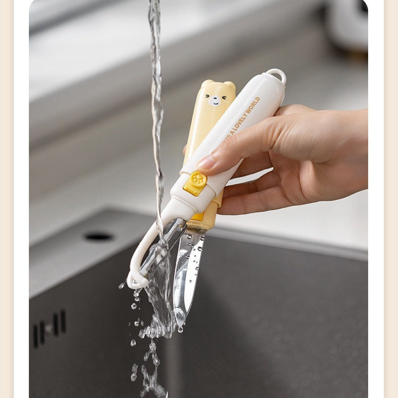 2-in-1 Kitchen Fruit Knife & Peeler