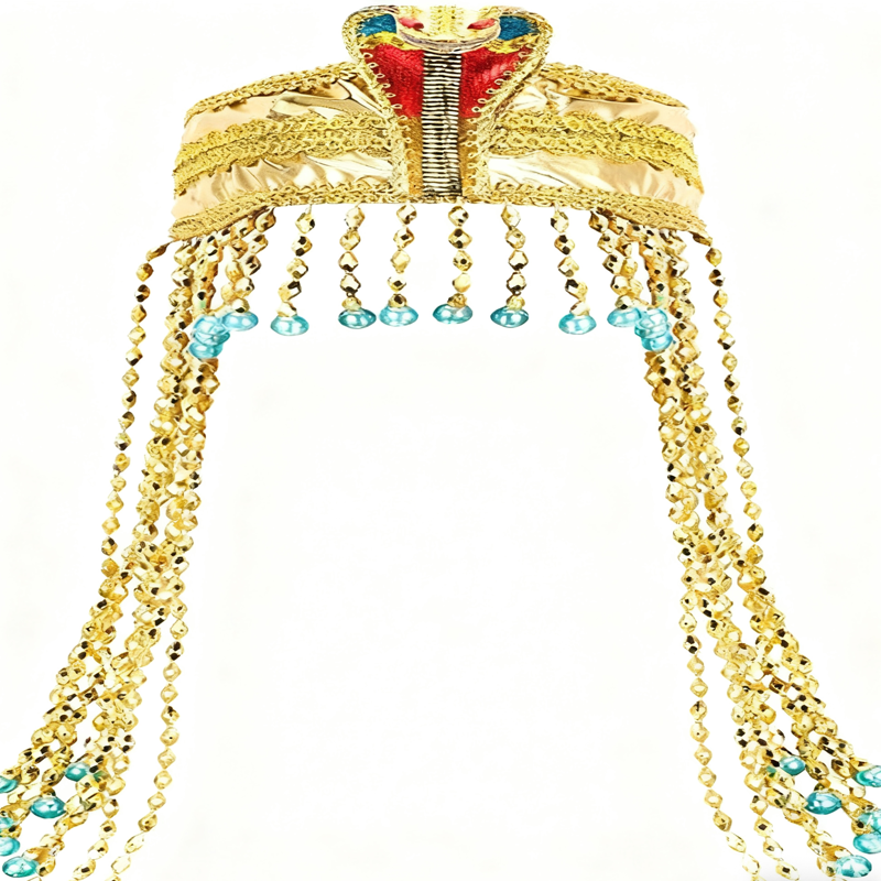 Ancient Cleopatra Beaded Headdress Accessory