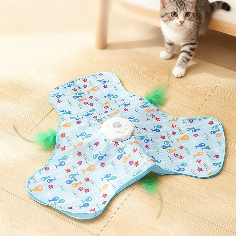 2-In-1 Hide and Seek Game Cat Toy