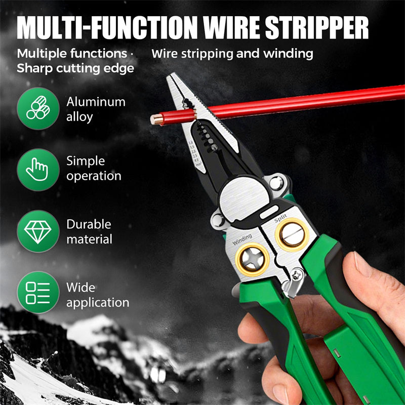 8 in 1 Wire Stripper with Voltage Tester
