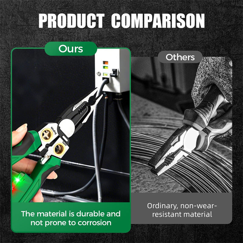 8 in 1 Wire Stripper with Voltage Tester