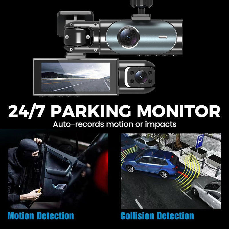 3-Channel 1080P Dash Cam