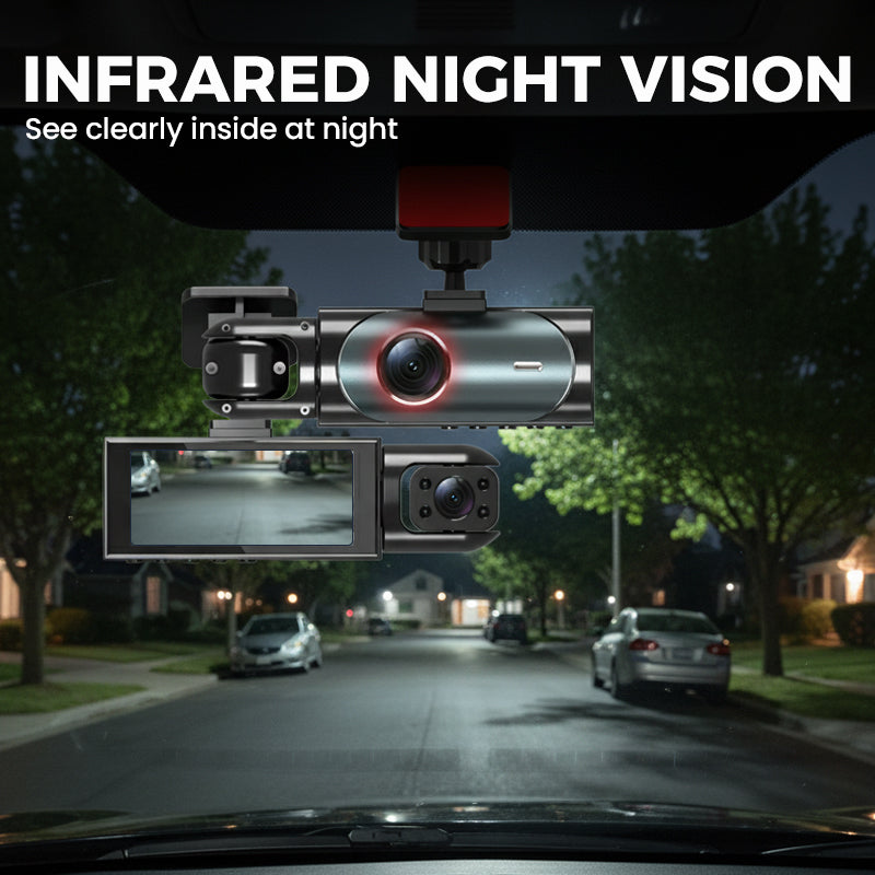 3-Channel 1080P Dash Cam